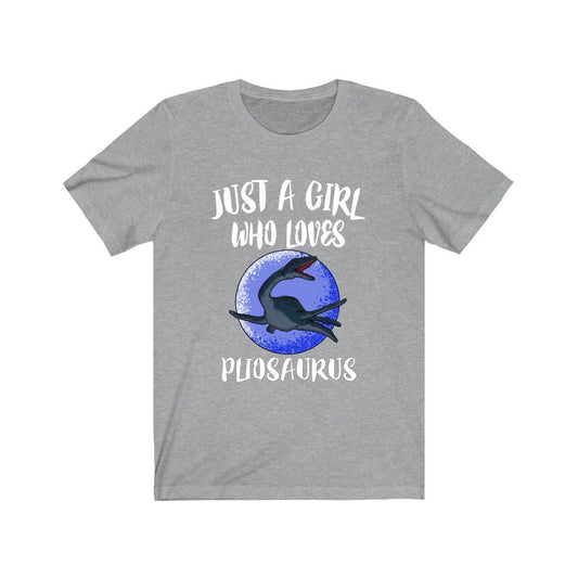 Just a girl who loves pliosaurus marine reptile predator tee