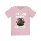 Just A Girl Who Loves Porcupines Shirt, Porcupine Lover Shirt, Porcupine Gift, Animal Lover Adult Toddler Infant Kids Gift T-Shirt Image 4
