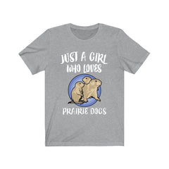 Just A Girl Who Loves Prairie Dogs Shirt - prairie dog print design