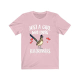 Just A Girl Who Loves Roadrunners Shirt, Roadrunner Shirt, Bird Birding Animal Lover Adult Toddler Infant Kids Gift T-Shirt Image 2