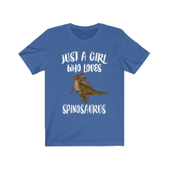 Just A Girl Who Loves Spinosaurus Shirt - Spinosaurus print design