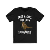 Just A Girl Who Loves Spinosaurus Dinosaur Shirt, Spinosaurus Shirt, Spinosaurus Gift, Animal Lover Adult Toddler Infant Kids Gift T-Shirt Image 2