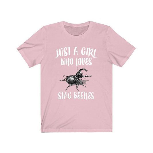 Just A Girl Who Loves Stag Beetles Shirt - stag beetle print design