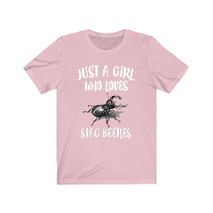 Just A Girl Who Loves Stag Beetles Shirt - stag beetle print design