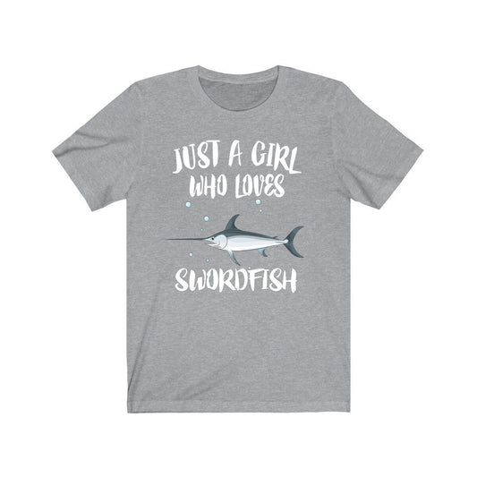 Just A Girl Who Loves Swordfish Shirt - swordfish print design