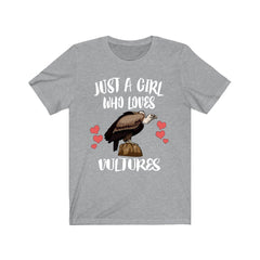 Just A Girl Who Loves Vultures Birds Shirt - vulture print design