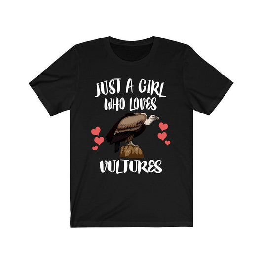 Just A Girl Who Loves Vultures Birds Shirt - vulture print design