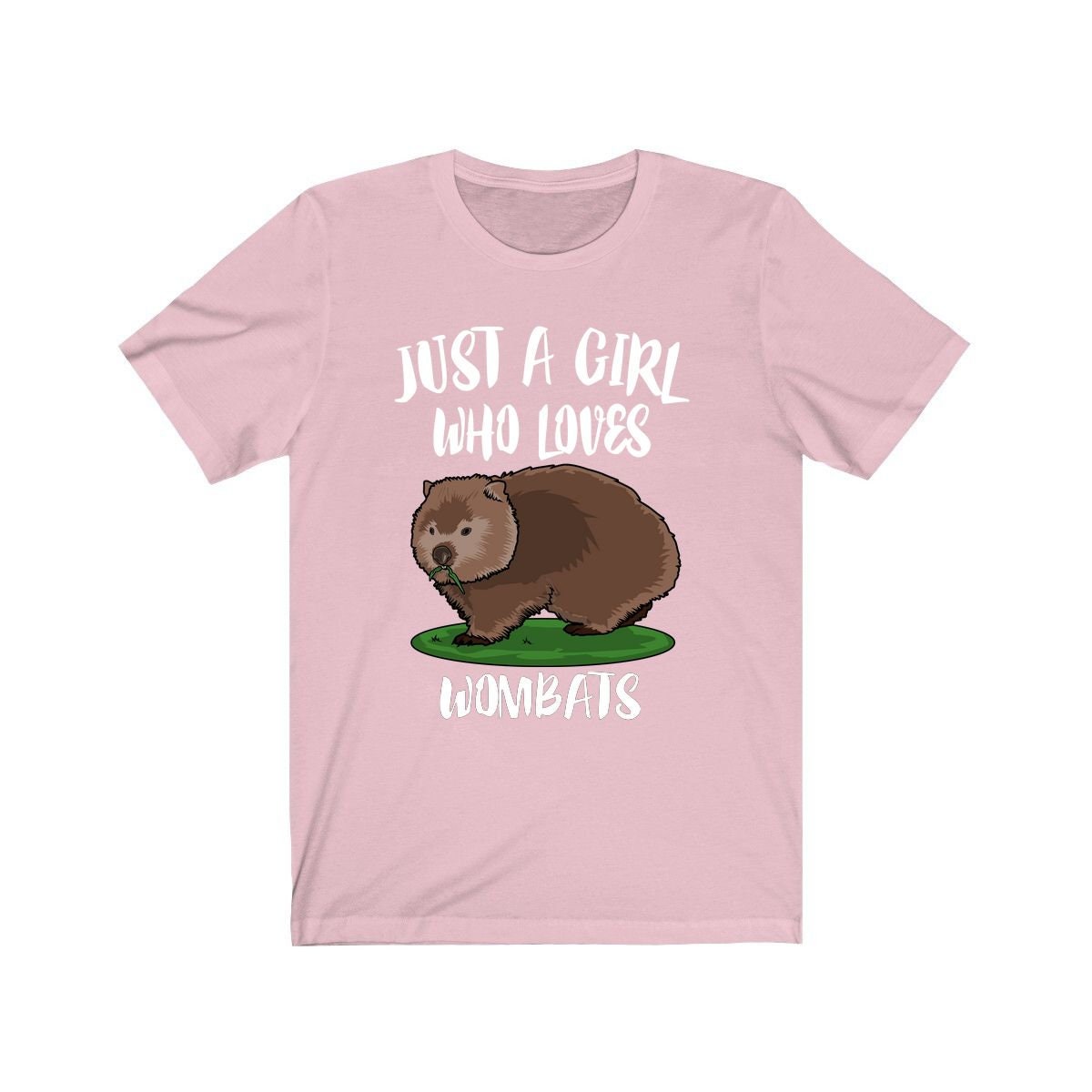 Just A Girl Who Loves Wombats Shirt, Wombat Lover Shirt, Wombat Gift, Animal Lover Adult Toddler Infant Kids Gift T-Shirt Image 2