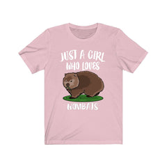 Just A Girl Who Loves Wombats Shirt - wombat print design