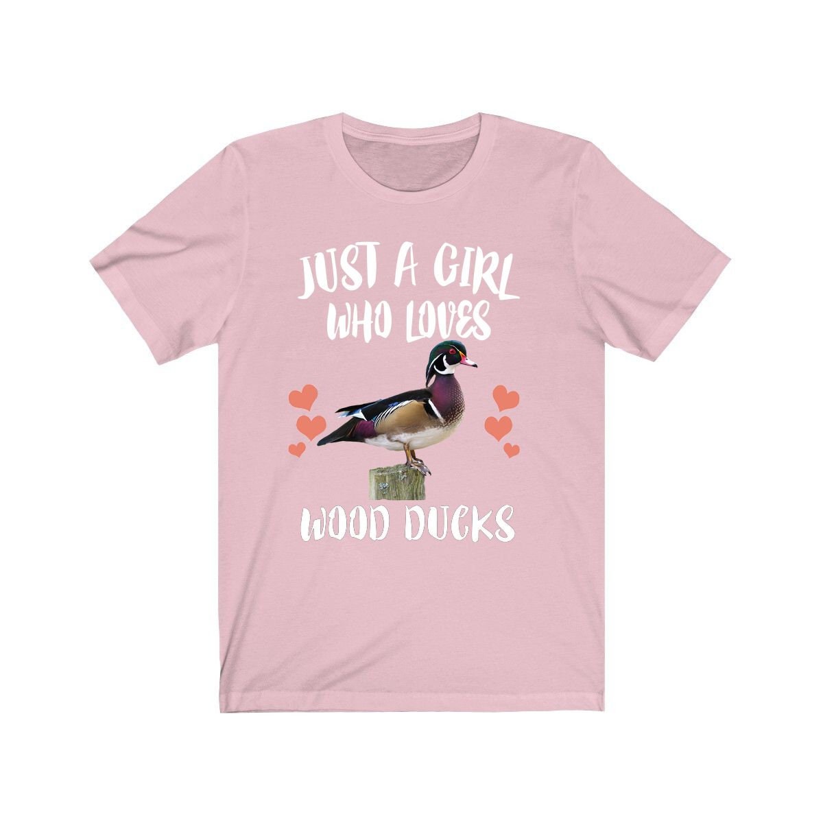 Just A Girl Who Loves Wood Ducks Shirt, Duck Lover Shirt, Wood Duck Gift, Birding Animal Lover Adult Toddler Infant Kids Gift T-Shirt Image 3