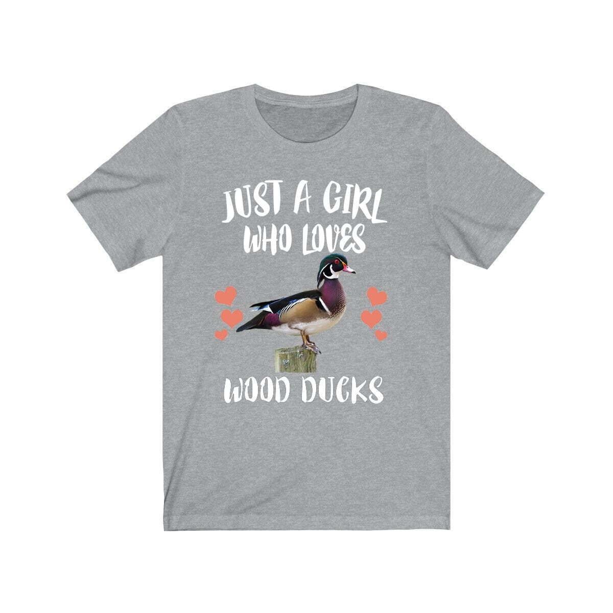 Just A Girl Who Loves Wood Ducks Shirt, Duck Lover Shirt, Wood Duck Gift, Birding Animal Lover Adult Toddler Infant Kids Gift T-Shirt Image 1