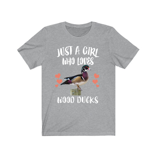 Just A Girl Who Loves Wood Ducks Shirt - Wood Duck print design