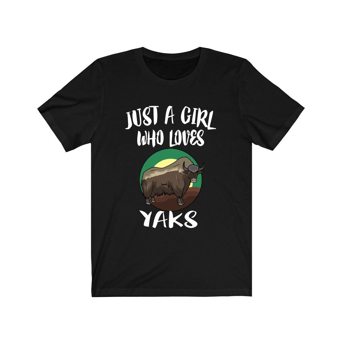 Just A Girl Who Loves Yaks Shirt, Yak Lover Gift, Yak Shirt, Animal Lover Adult Toddler Infant Kids Gift T-Shirt Image 2