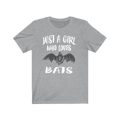 Just A Girl Who Loves Bats Shirt - bat print design
