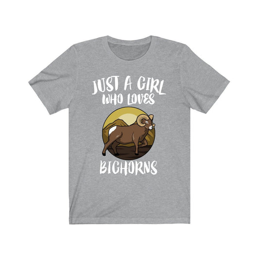 Bighorn Sheep T-Shirt for Girls - bighorn sheep print design
