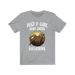 Bighorn Sheep T-Shirt for Girls - bighorn sheep print design
