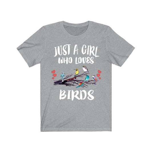 Just A Girl Who Loves Birds Shirt - bird print design