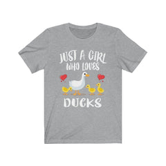 Just A Girl Who Loves Ducks Shirt - duck print design
