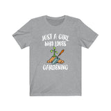Just A Girl Who Loves Gardening Shirt, Garden Shirt, Gardening Lover Gift, Animal Lover Adult Toddler Infant Kids Gift T-Shirt Image 2