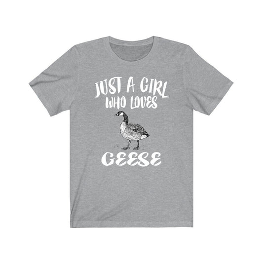 Just A Girl Who Loves Geese Shirt - geese print design