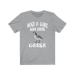 Just A Girl Who Loves Geese Shirt - geese print design
