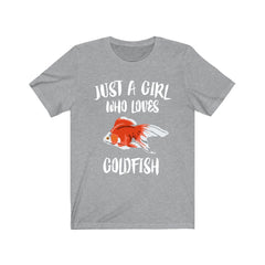 Just A Girl Who Loves Goldfish Shirt - goldfish print design