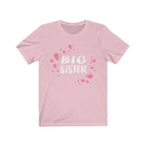 Big Sister Hearts Adult Toddler Kids Gift T-Shirt Image 4