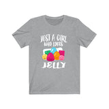 Just A Girl Who Loves Jelly Shirt, Jelly Lover Shirt, Jelly Lover Gift, Jelly Shirt, Adult Toddler Infant Kids Gift T-Shirt Image 3