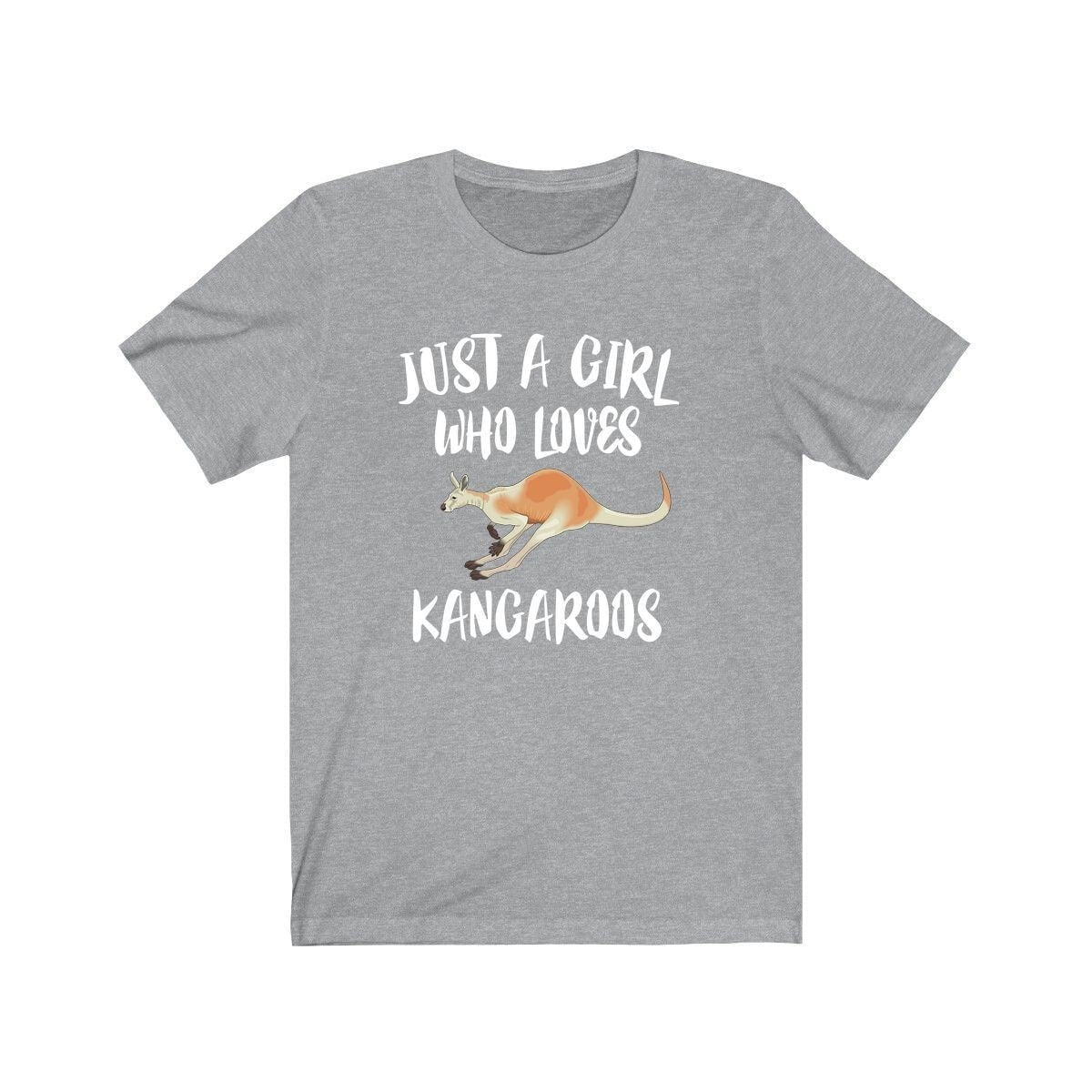 Just A Girl Who Loves Kangaroos Shirt, Kangaroo Lover Shirt, Kangaroo Lover Gift, Animal Lover Shirt, Adult Toddler Infant Kids Gift T-Shirt Image 4