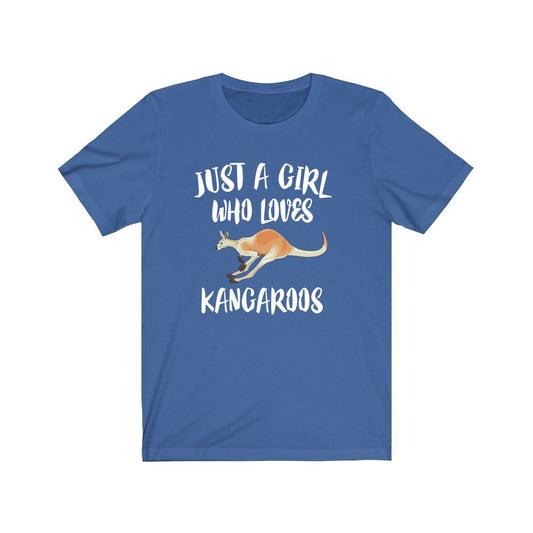 Just a girl who loves kangaroos Australian outback marsupial tee