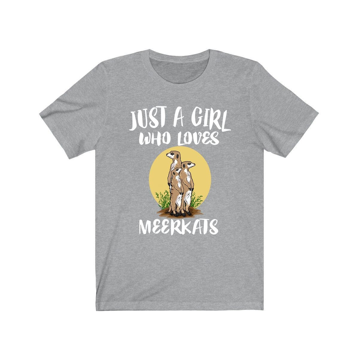 Just A Girl Who Loves Meerkats Shirt, Meerkat Lover Shirt, Meerkat Lover Gift, Animal Lover Shirt, Adult Toddler Infant Kids Gift T-Shirt Image 2