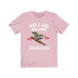 Just A Girl Who Loves Mockingbirds Shirt, Mockingbird Lover Shirt, Bird Lover Gift, Animal Shirt, Adult Toddler Infant Kids Gift T-Shirt Image 3