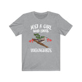 Just A Girl Who Loves Mockingbirds Shirt, Mockingbird Lover Shirt, Bird Lover Gift, Animal Shirt, Adult Toddler Infant Kids Gift T-Shirt Image 1