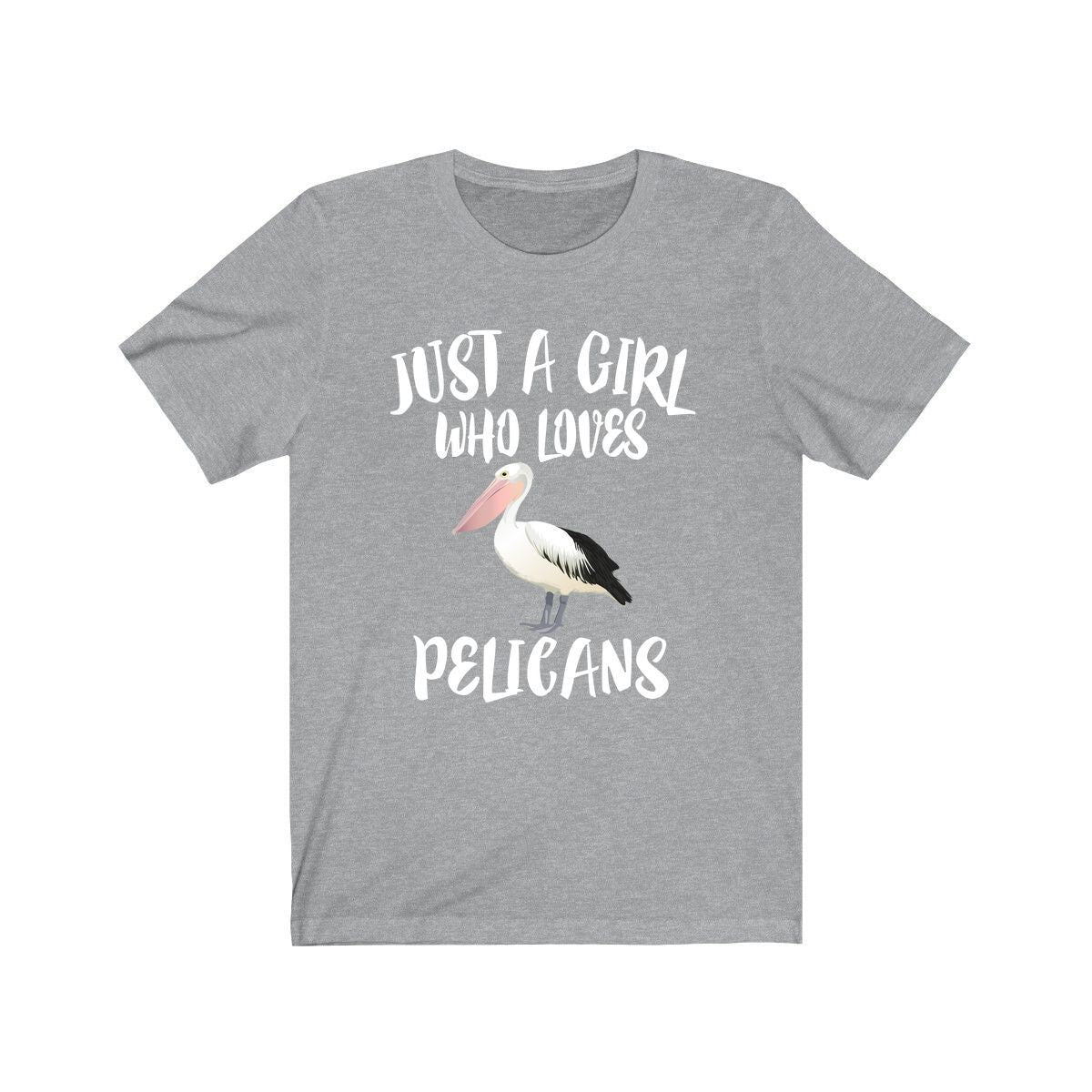 Just A Girl Who Loves Pelicans Shirt, Pelican Lover Shirt, Birding Lover Gift, Animal Lover Shirt, Adult Toddler Infant Kids Gift T-Shirt Image 4