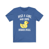 Just A Girl Who Loves Rubber Ducks Shirt, Duck Lover Shirt, Birding Shirt, Animal Lover Shirt, Adult Toddler Infant Kids Gift T-Shirt Image 4