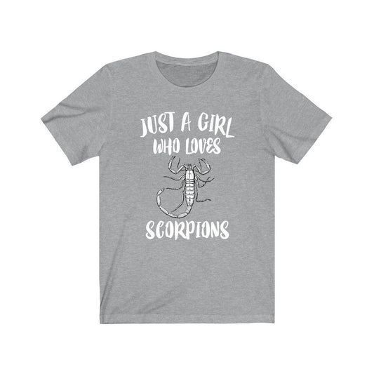 Just A Girl Who Loves Scorpions Shirt - scorpion print design