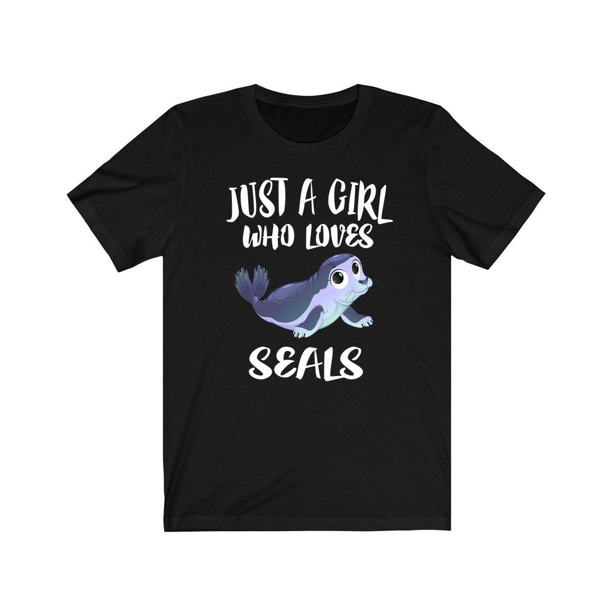 Just A Girl Who Loves Seals Shirt, Seal Lover Shirt, Seal Lover Gift, Animal Lover Shirt, Adult Toddler Infant Kids Gift T-Shirt Image 2