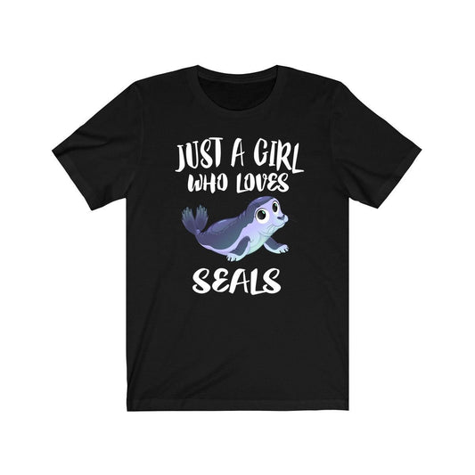 Just A Girl Who Loves Seals Shirt - seal print design