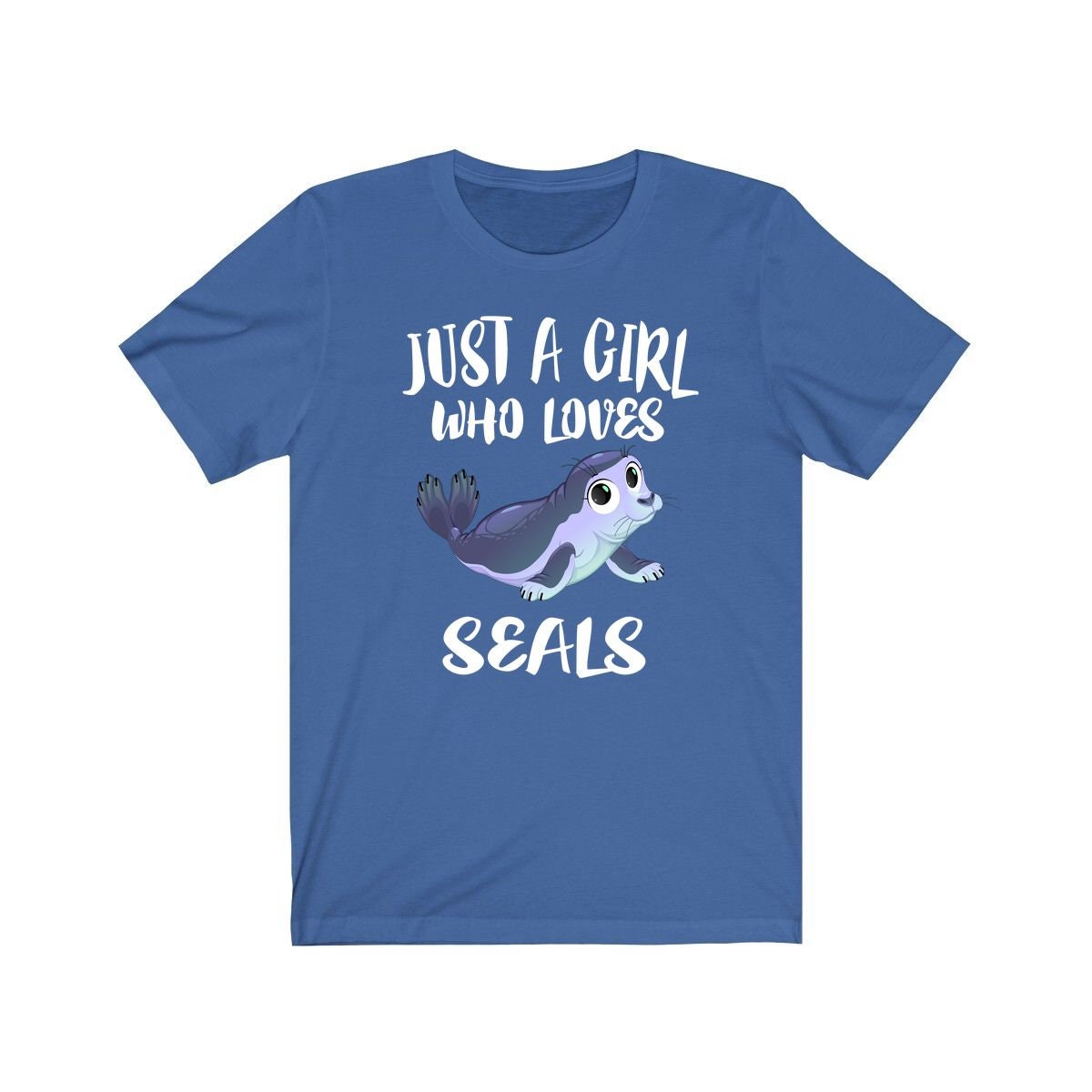 Just A Girl Who Loves Seals Shirt, Seal Lover Shirt, Seal Lover Gift, Animal Lover Shirt, Adult Toddler Infant Kids Gift T-Shirt Image 4