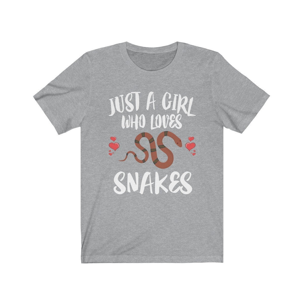 Just A Girl Who Loves Snakes Shirt, Snake Lover Shirt, Snake Lover Gift, Animal Lover Shirt, Adult Toddler Infant Kids Gift T-Shirt Image 2