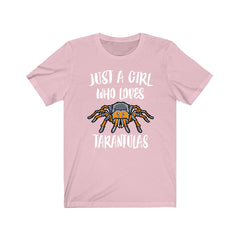 Just A Girl Who Loves Tarantulas Shirt - tarantula print design