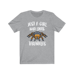 Just A Girl Who Loves Tarantulas Shirt - tarantula print design
