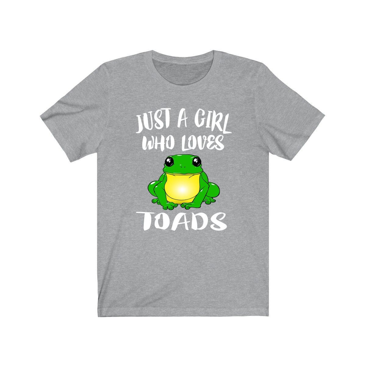 Just A Girl Who Loves Toads Frogs Shirt, Toad Lover Shirt, Frog Shirt, Animal Lover Shirt, Adult Toddler Infant Kids Gift T-Shirt Image 2