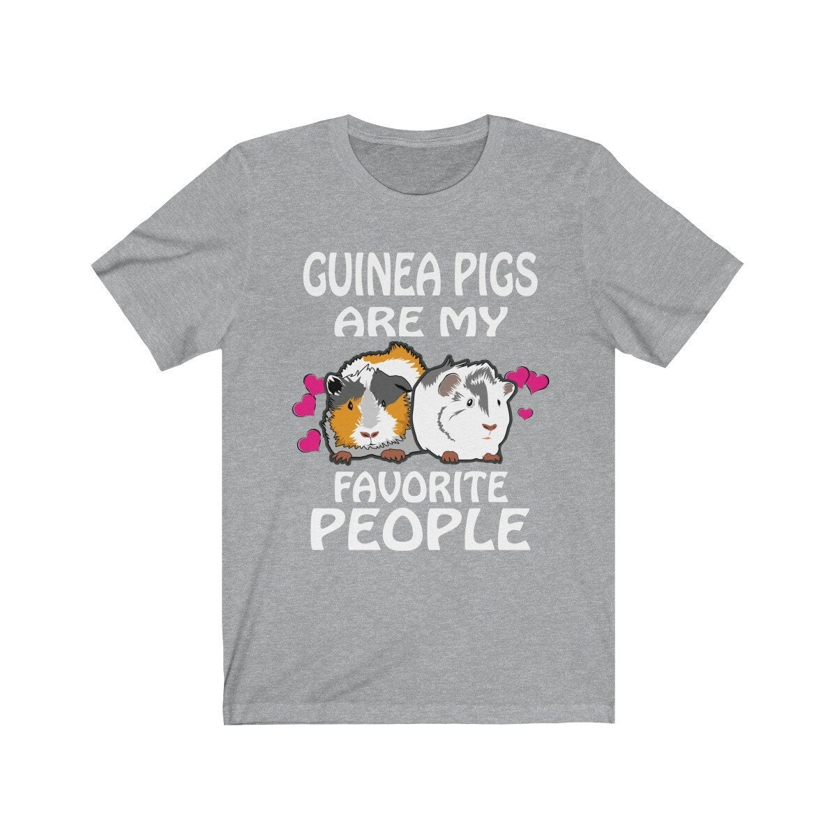 Guinea Pigs Are My Favorite People Shirt, Guinea Pig Owner Shirt, Guinea Pig Lover Gift, Guinea Pig Tee, Animal Adult Toddler Kids T-Shirt Image 2
