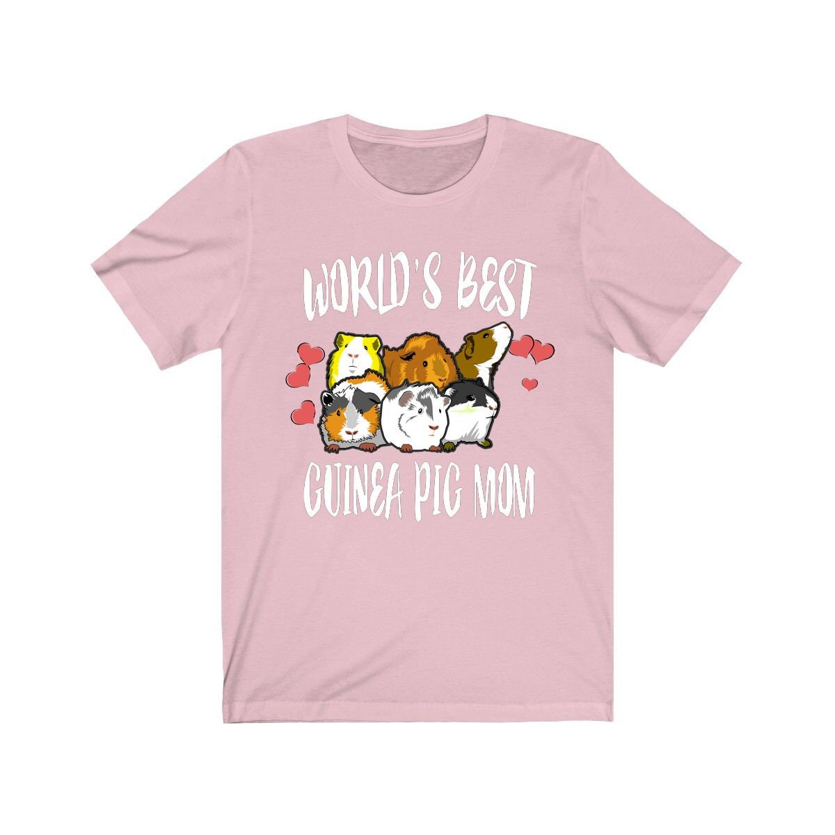 World's Best Guinea Pig Mom Shirt, Guinea Pig Owner Shirt, Guinea Pig Lover Gift, Guinea Pig Tee, Animal Adult Toddler Kids T-Shirt Image 3