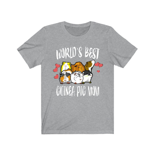 World's Best Guinea Pig Mom Shirt, Guinea Pig Owner Shirt, Guinea Pig Lover Gift, Guinea Pig Tee, Animal Adult Toddler Kids T-Shirt Image 2