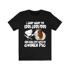 I Just Want To Cook With My Guinea Pig Shirt - guinea pig print design