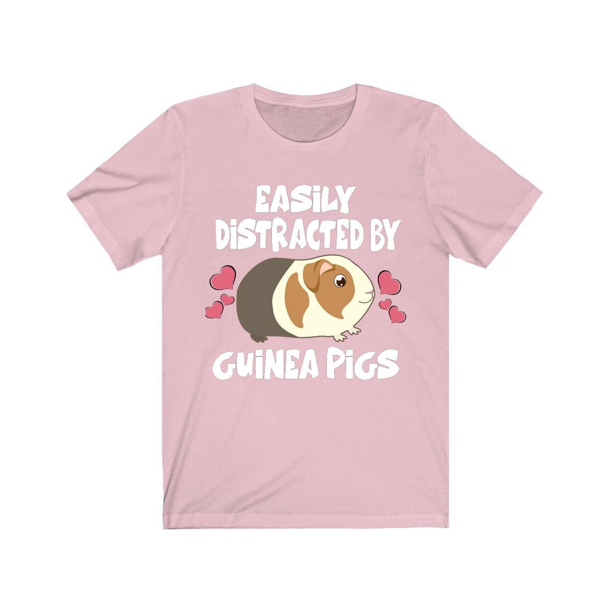 Easily Distracted By Guinea Pigs Shirt, Guinea Pig Owner Shirt, Guinea Pig Lover Gift, Guinea Pig Tee, Guinea Pig Gift, Animal T-Shirt Image 3