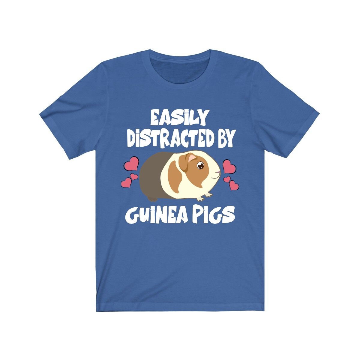Easily Distracted By Guinea Pigs Shirt, Guinea Pig Owner Shirt, Guinea Pig Lover Gift, Guinea Pig Tee, Guinea Pig Gift, Animal T-Shirt Image 4