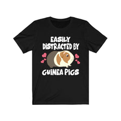 Easily Distracted By Guinea Pigs Shirt - guinea pig print design
